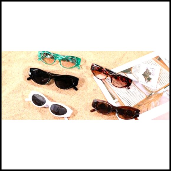 Cat Eye Sunglasses, Small Frame, UV400 Protection, Plastic main image 7